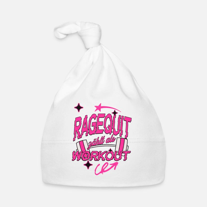 Ragequit zählt als Workout Baby Bio-Mütze
