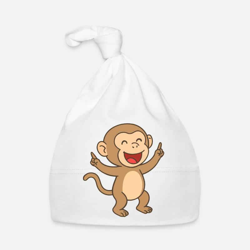 Party Baboon Baby Organic Baby Cap