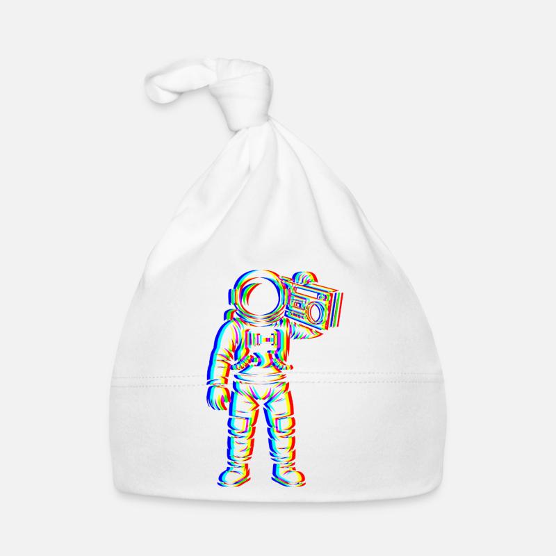 Astronaut Glitch - Des beats dans l'espace Bonnet bio Bébé