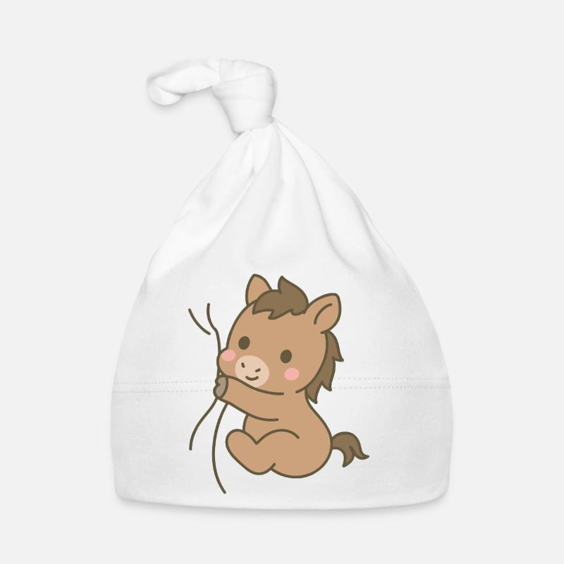 Cheval blotti Bonnet bio Bébé