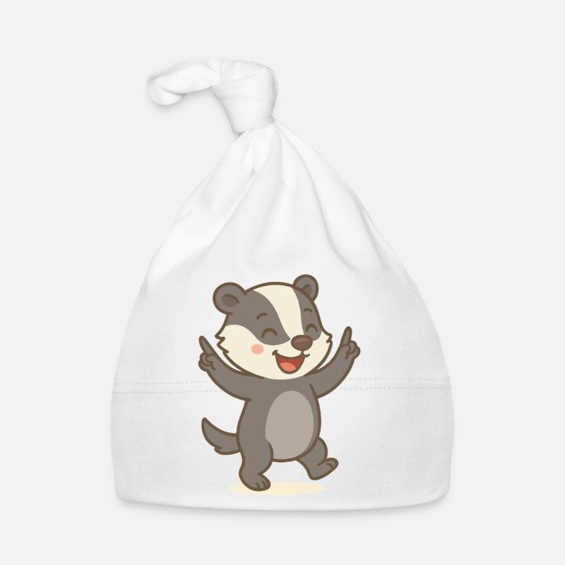 Glücks-Dachs Baby Bio-Mütze