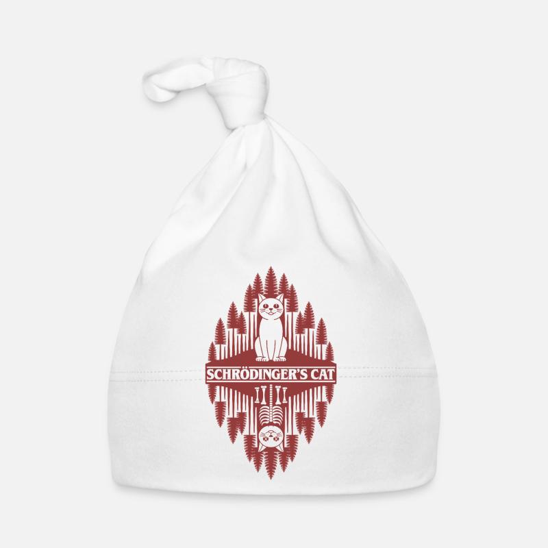 Le chat de Schroedinger : une chose étrange Bonnet bio Bébé