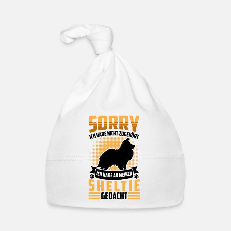 Sheltie Didn't Hear Shetland Sheepdog Organic Baby Cap