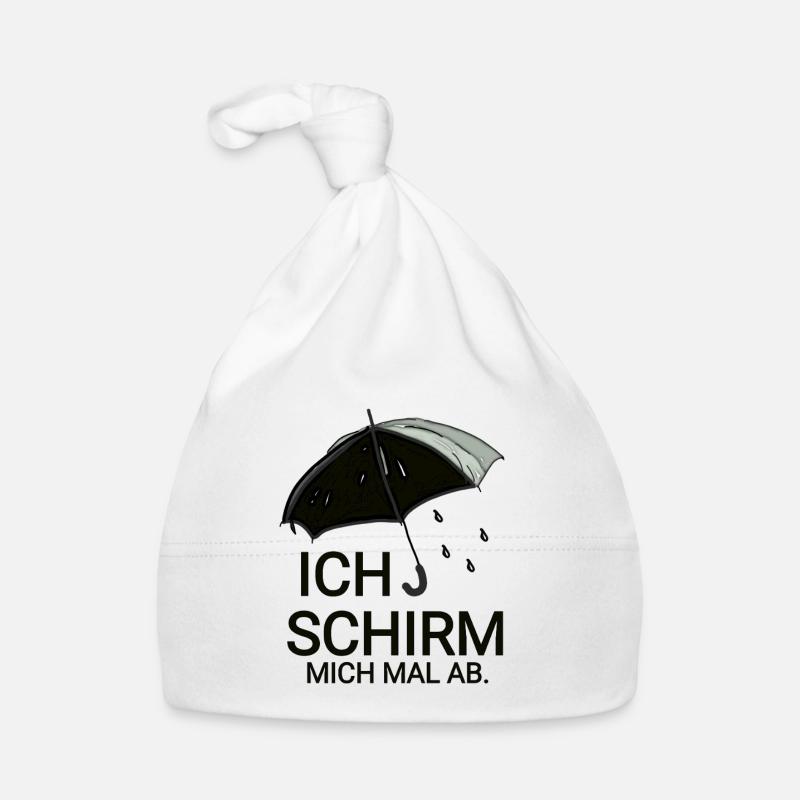 Divertente Ombrello Slogan Cappellino ecologico per neonato