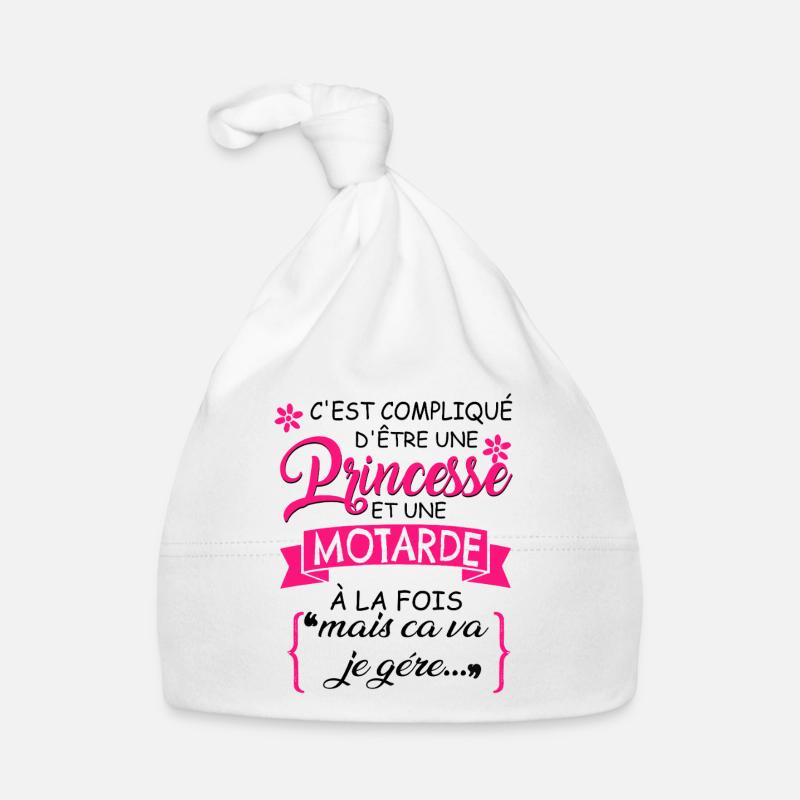 C est Complique D tre Une Princesse Motarde La Bonnet bio Bébé