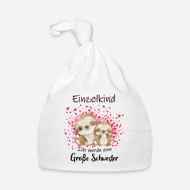 Nachwuchs Verkünden Ich Werde Große Schwester 2026 Baby Bio-Mütze