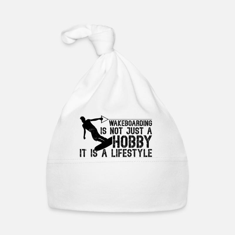 Wakeboarding is not just a hobby - Wakesurfing Organic Baby Cap