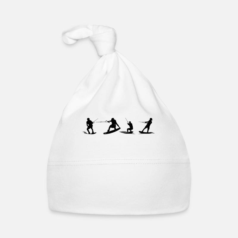 Wakeboard Silhouette Wakeboarder Silhouette Bonnet bio Bébé