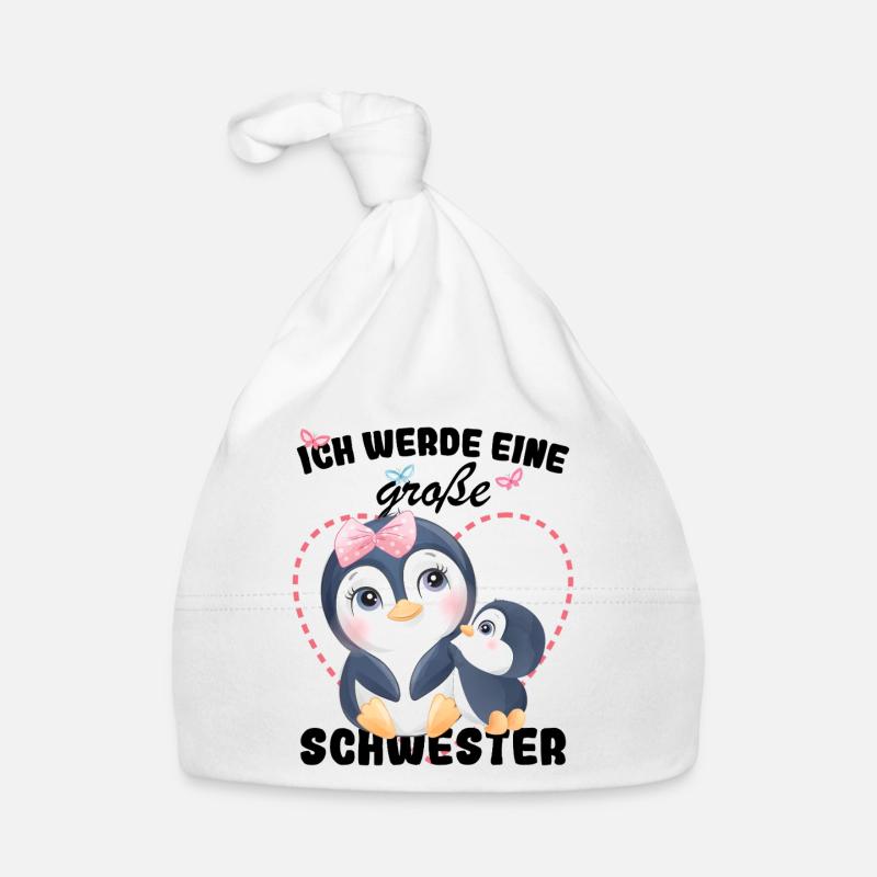 Nachwuchs Verkünden Ich Werde Große Schwester 2026 Baby Bio-Mütze
