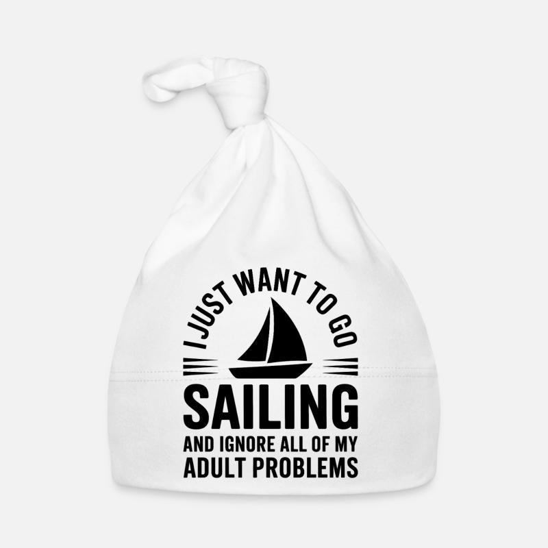 Sailing Saying Sailor Sailing Gift Organic Baby Cap