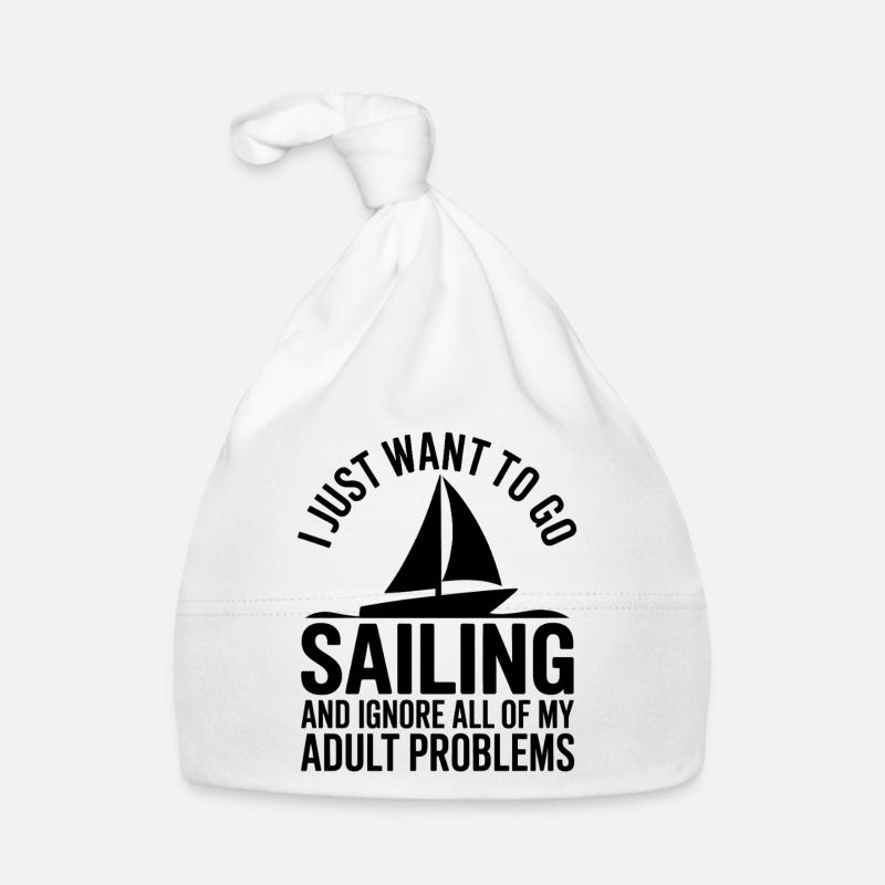 Sailing Saying Sailor Sailing Gift Organic Baby Cap