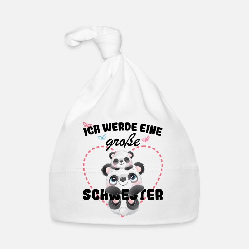 Nachwuchs Verkünden Ich Werde Große Schwester 2026 Baby Bio-Mütze