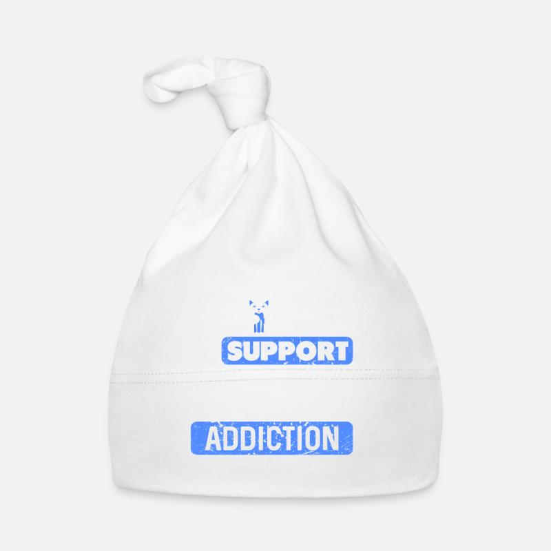 I Work To Support My Devon Rex Obsession Humor Baby Bio-Mütze