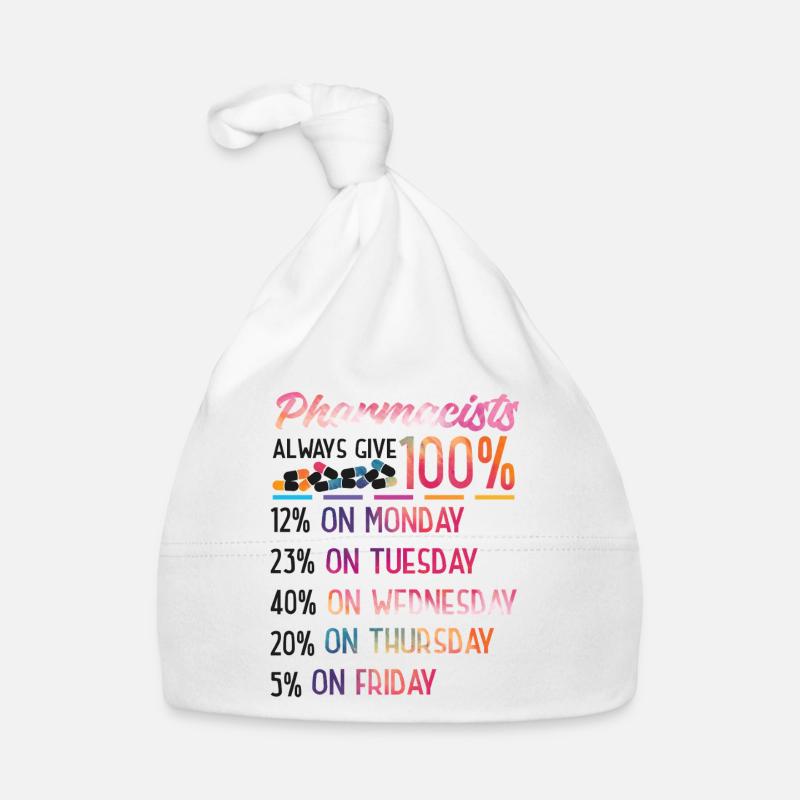 Pharmacy Tech Technician Organic Baby Cap