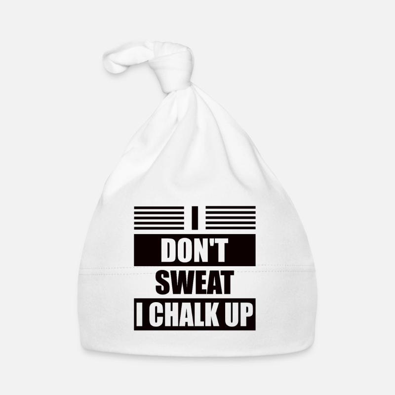 Ich Schwitze Nicht, Ich Kreide Boulder Baby Bio-Mütze
