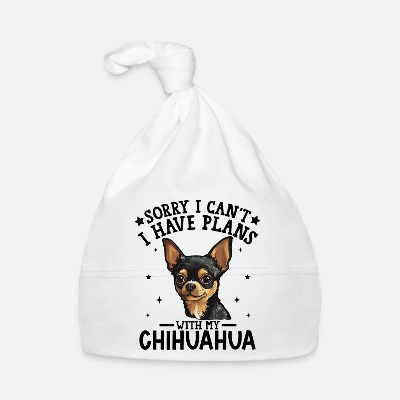 Charming Chihuahua Portrait Design Organic Baby Cap