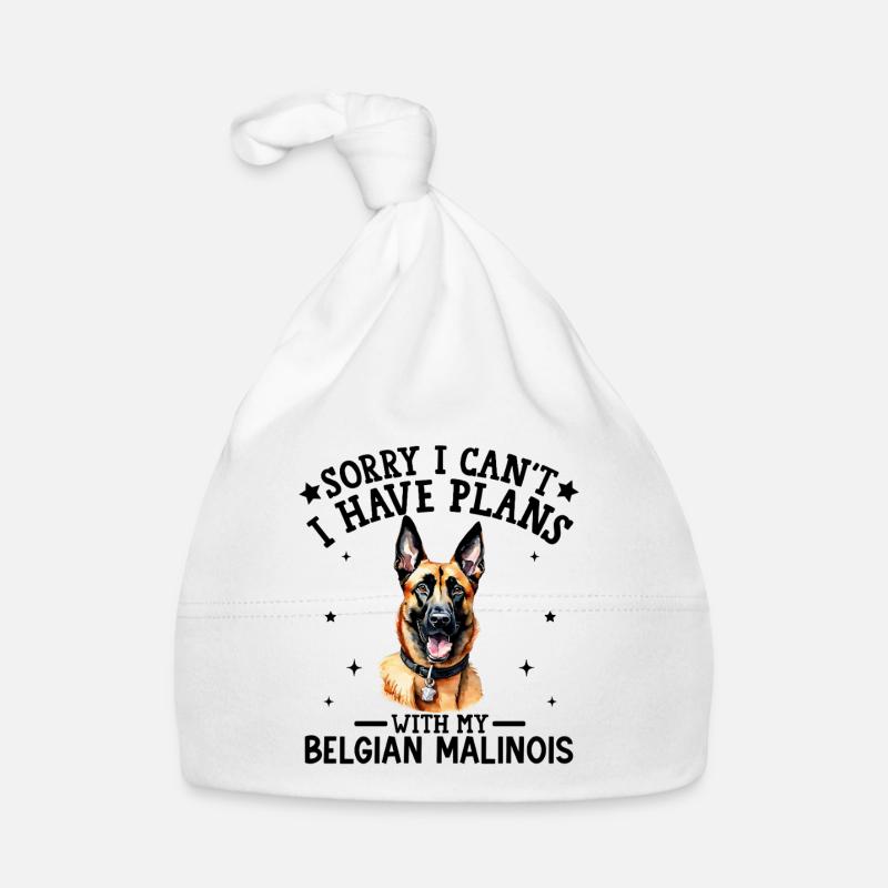 Vivid German Shepherd Portrait Organic Baby Cap