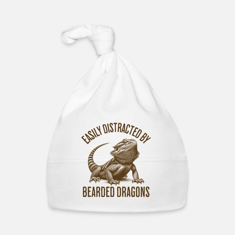 Facilement distrait par les dragons barbus Bonnet bio Bébé