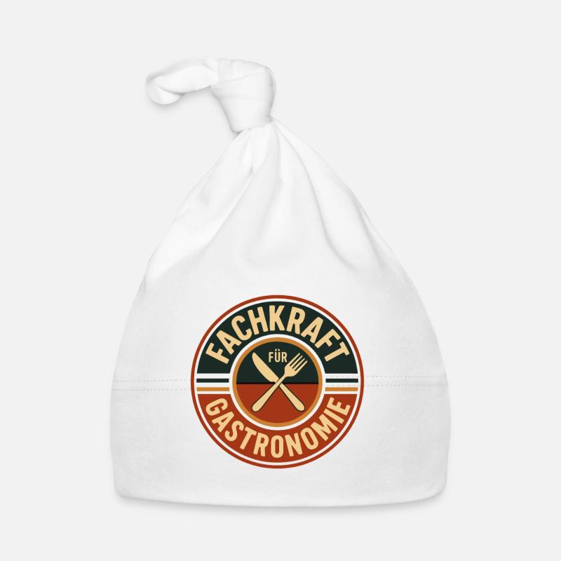 Gastronomy Specialist Logo Organic Baby Cap