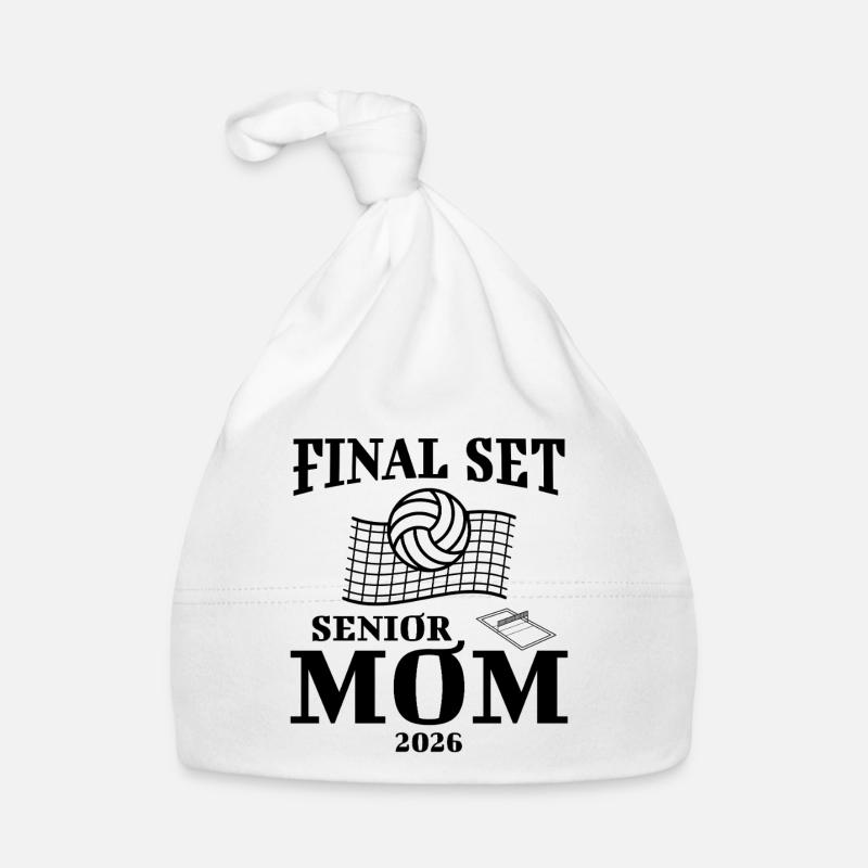 Ensemble final Volleyball Maman Graduation Classe de 2026 Bonnet bio Bébé