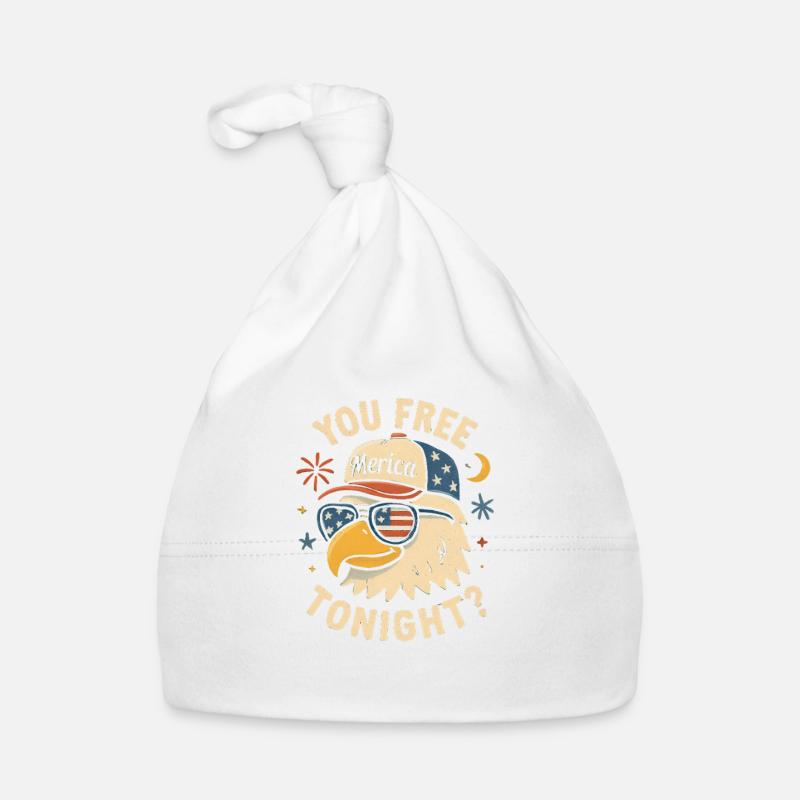 Tu es libre ce soir, Eagle, 4 juillet Bonnet bio Bébé