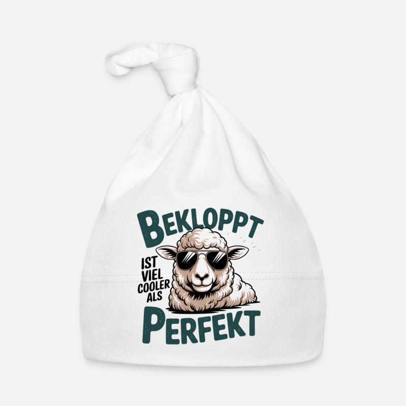 Crazy est beaucoup plus cool que des moutons parfaitement cool Bonnet bio Bébé