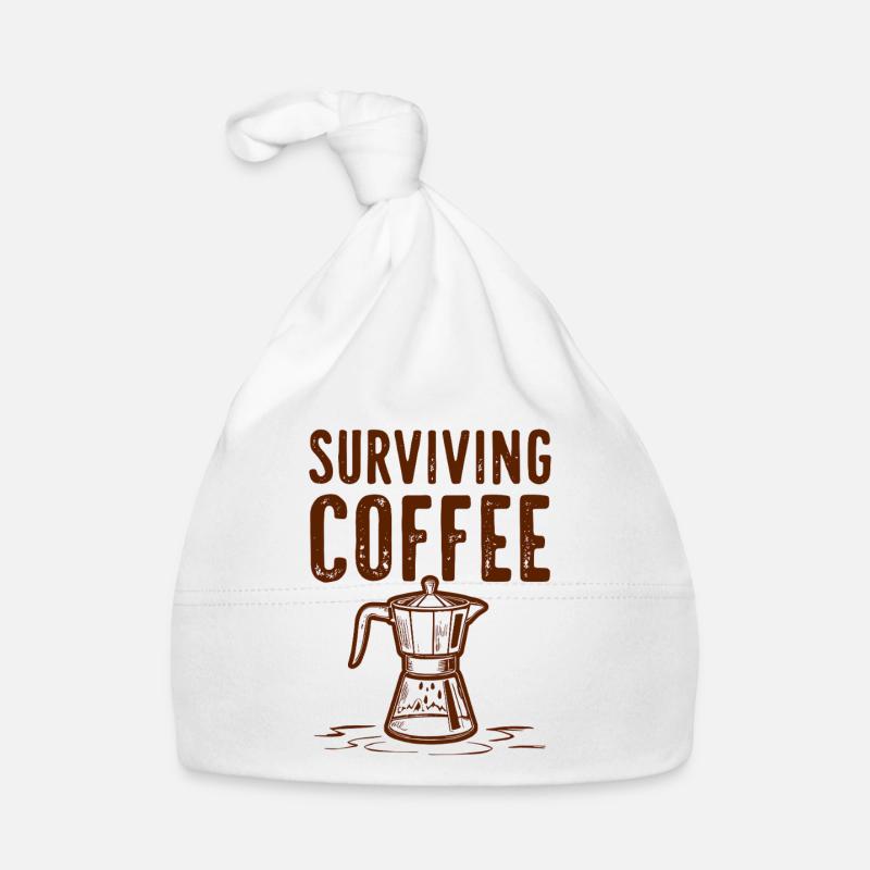 Surviving Coffee - Coffee Love Organic Baby Cap