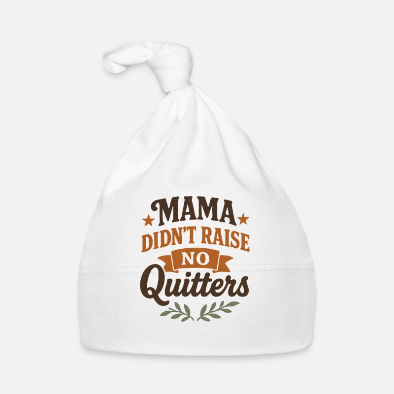 Mother's Day Humor Typography Design Organic Baby Cap