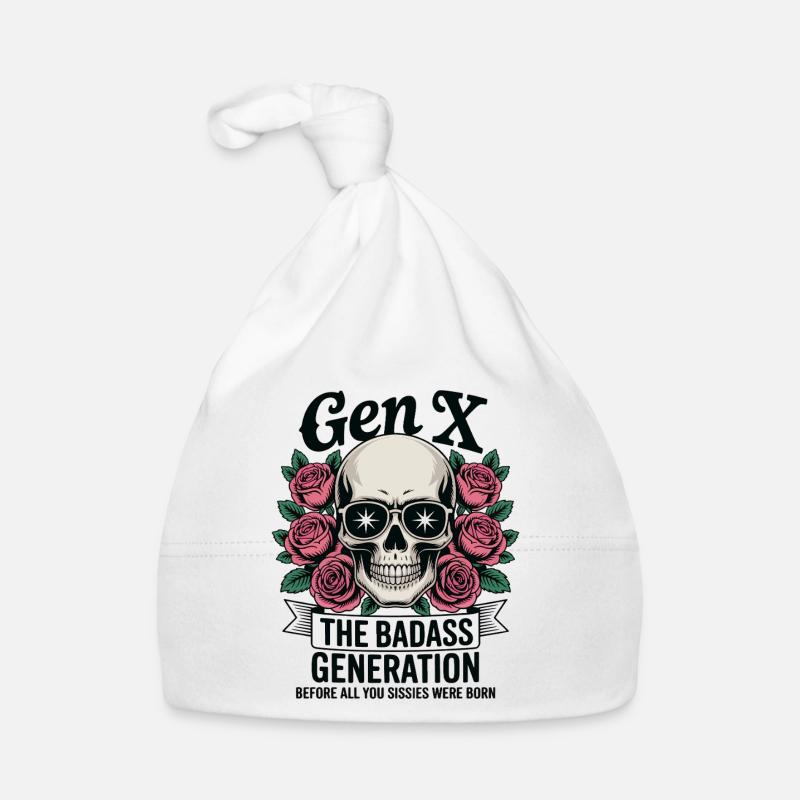 Gen X Badass-Generation vor dem Born Fun Baby Bio-Mütze