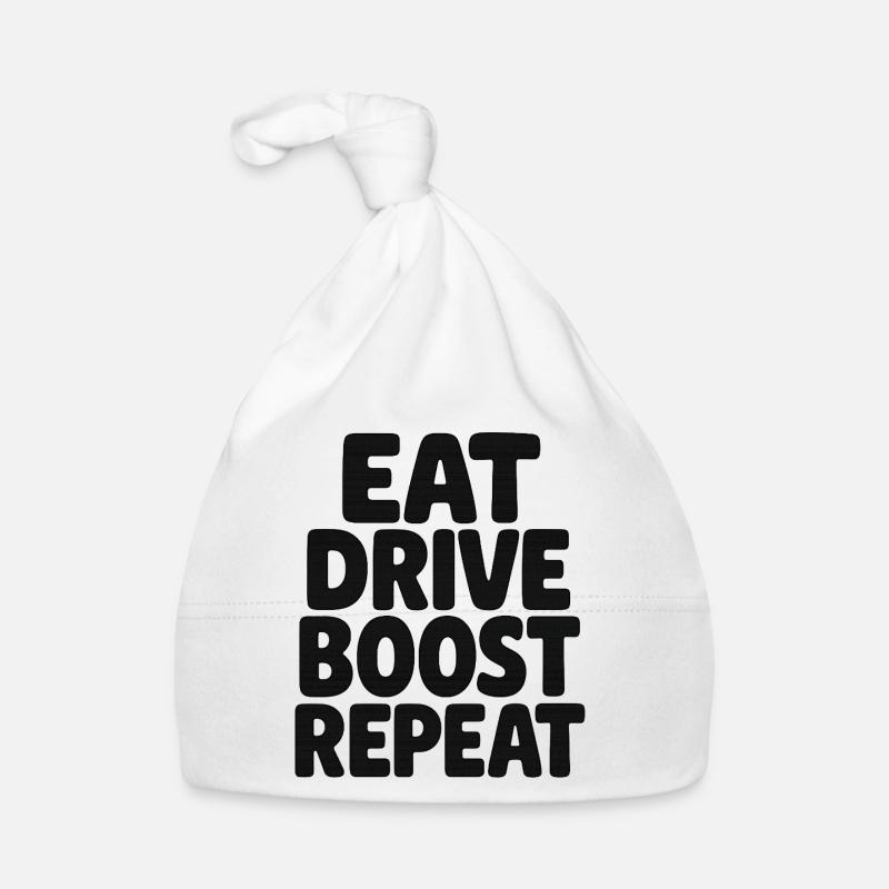 Eat Drive Boost Répéter Bonnet bio Bébé