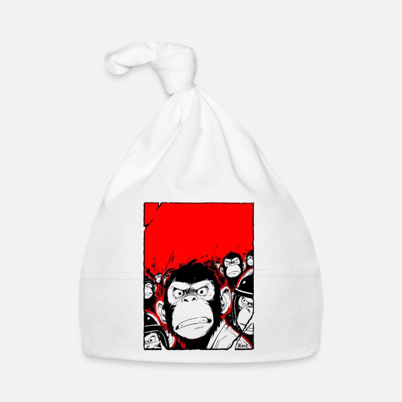 Monkey Rebellion Organic Baby Cap