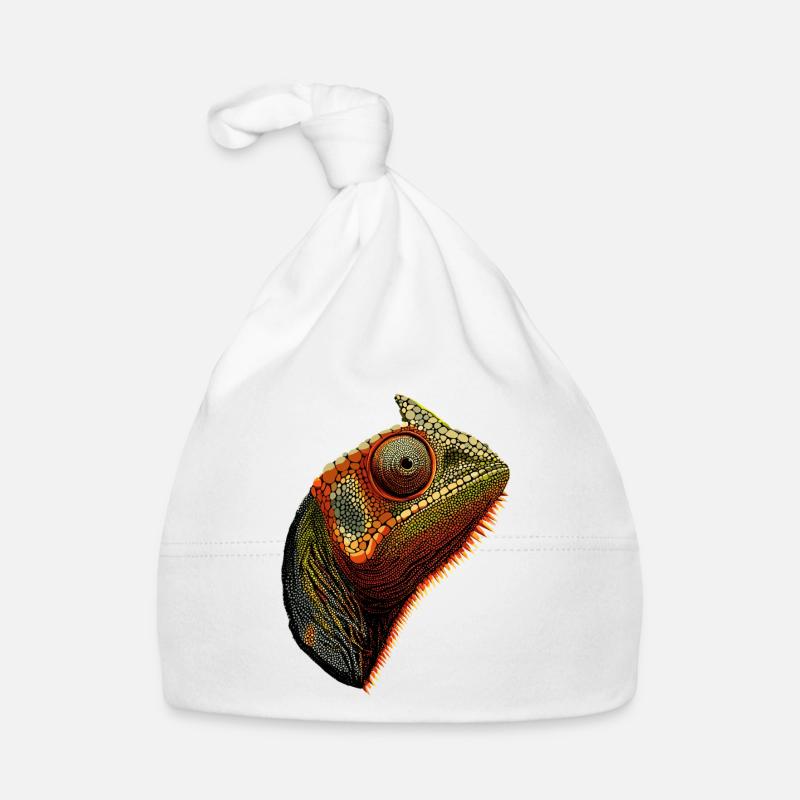 Chameleon Lizard Reptile Chameleon Iguana Lizard Organic Baby Cap