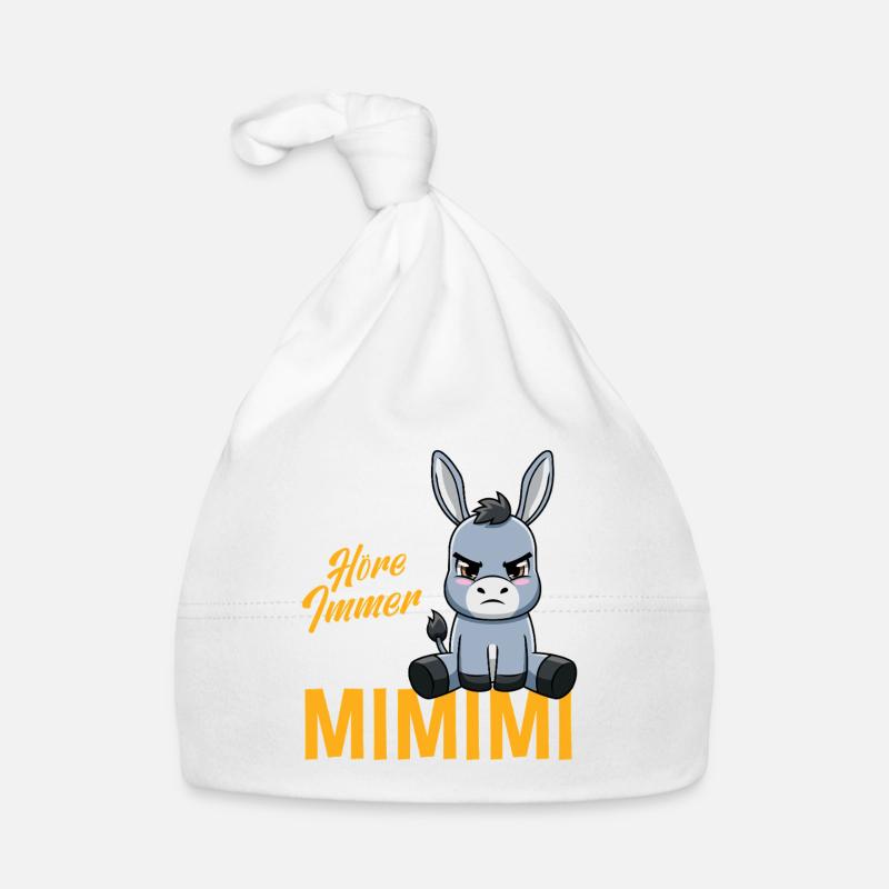 Ich Höre Immer Nur Ein Mimimi Esel Baby Bio-Mütze