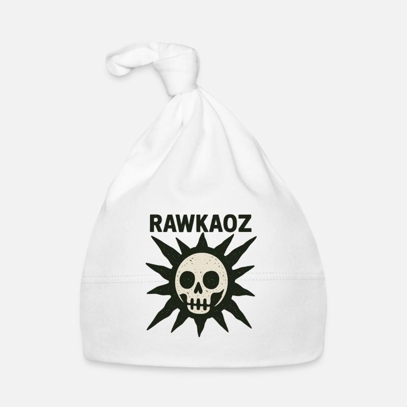 Rawkaoz Skull Sonnenlogo Baby Bio-Mütze