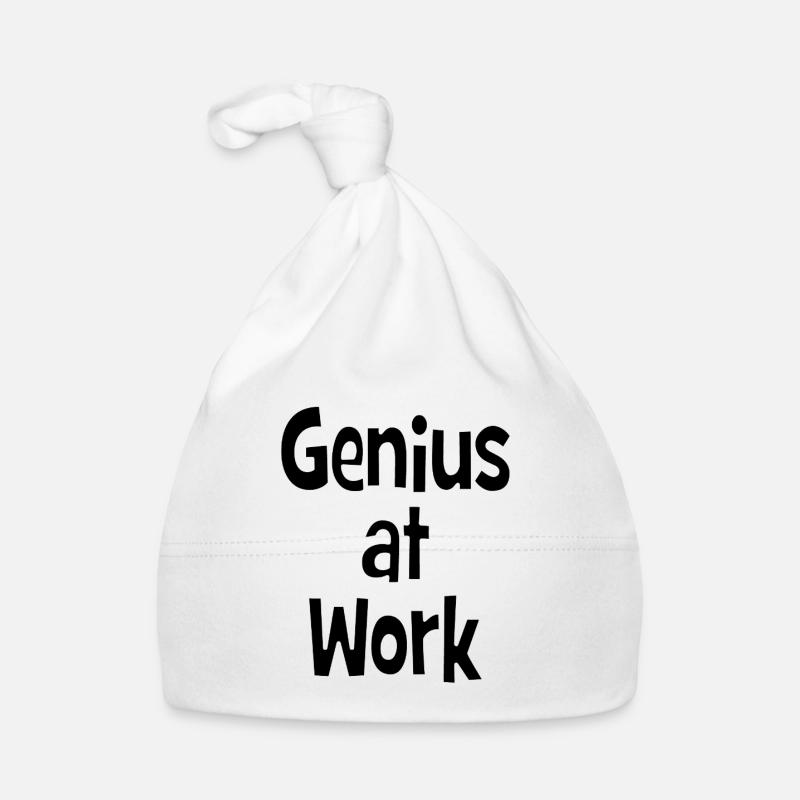 Genius at Work - Genie bei der Arbeit Organic Baby Cap