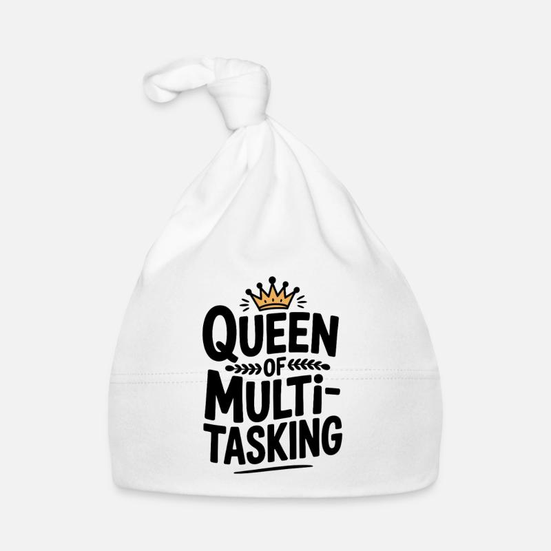 Queen of Multitasking Organic Baby Cap