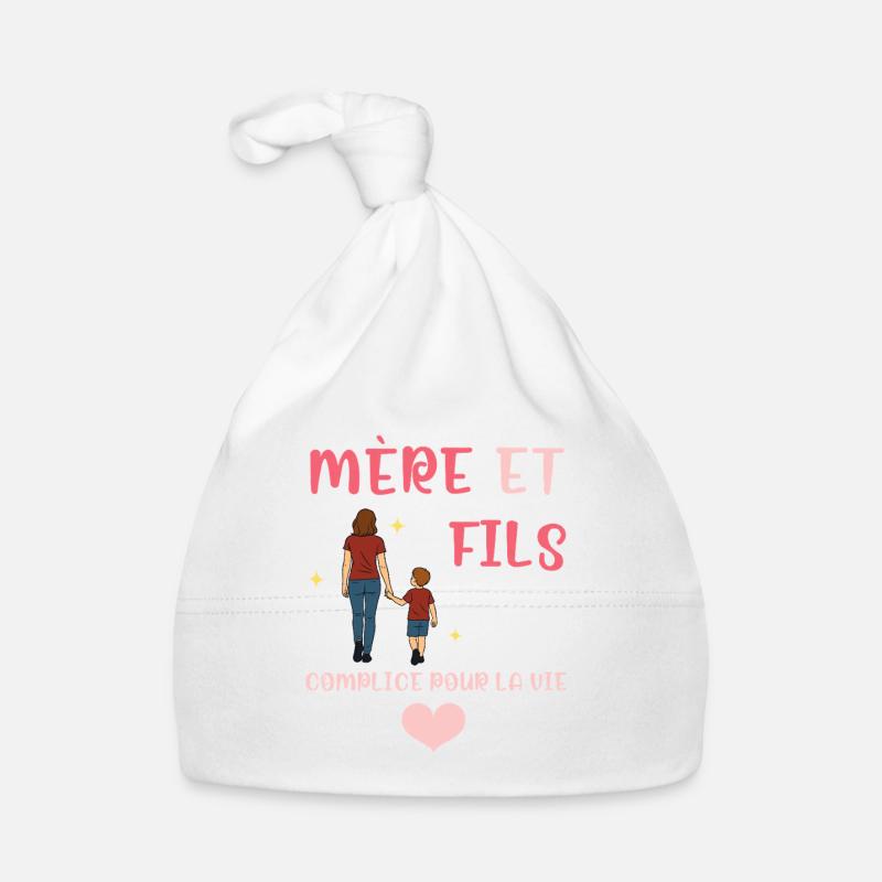 Mother and Son Unconditional Love Gift Affection Organic Baby Cap