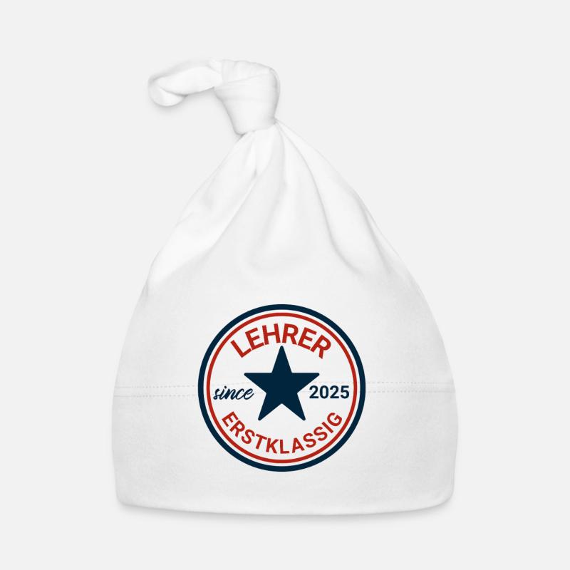 Teacher Tattoo Design 2025 Organic Baby Cap