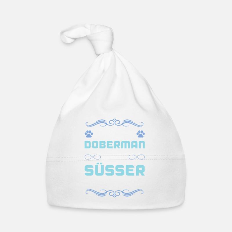 Dicton de chien doberman Bonnet bio Bébé