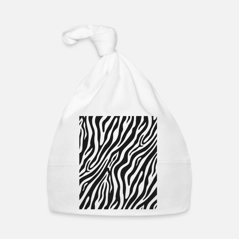 Zebra Muster Baby Bio-Mütze