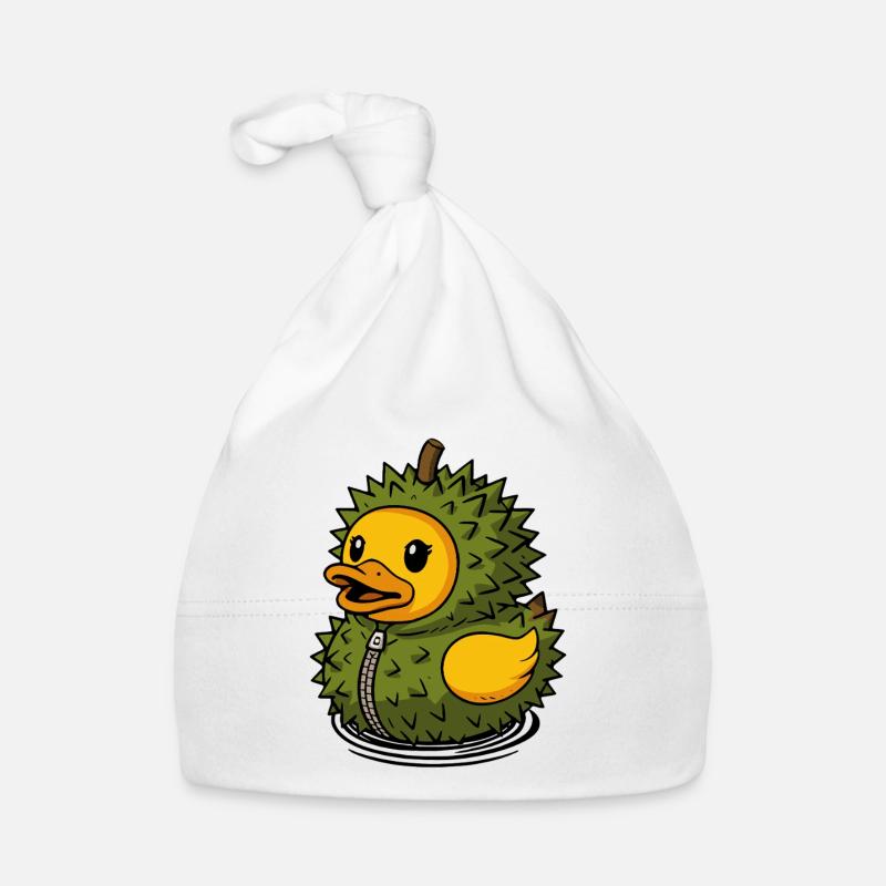 Durian Durian Fruit Duck Rubber Duck Squeaking Duck Organic Baby Cap