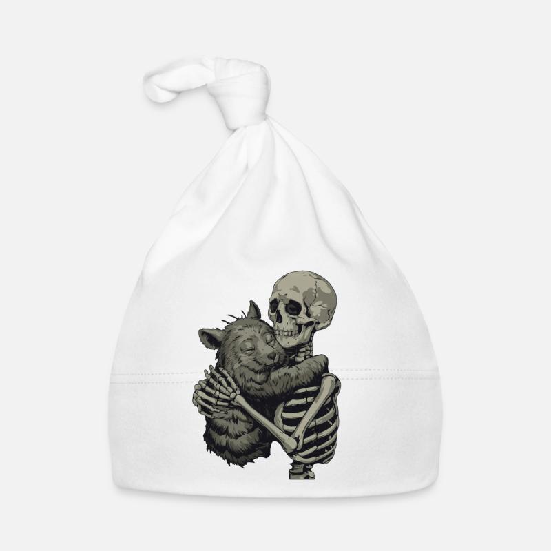 Wombat Skeleton Liebe  Baby Bio-Mütze