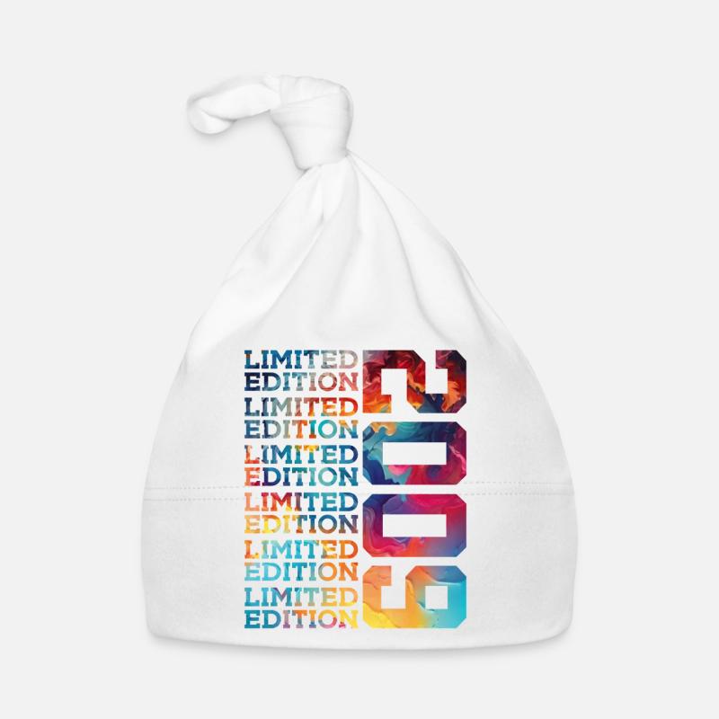 ÉDITION LIMITÉE 2009 17 ANS 17E ANNIVERSAIRE Bonnet bio Bébé
