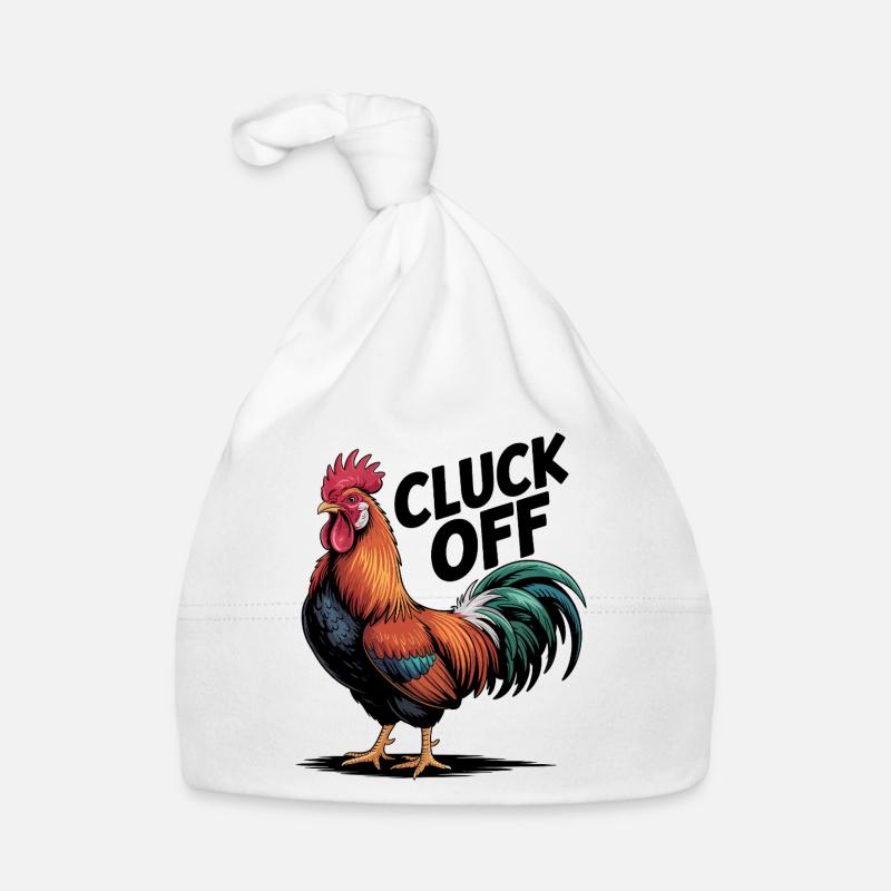 Illustration de coq vif pour vêtements Bonnet bio Bébé