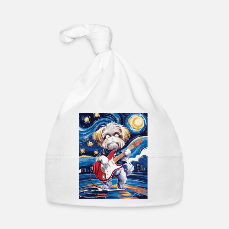 Maltais de la nuit étoilée Bonnet bio Bébé