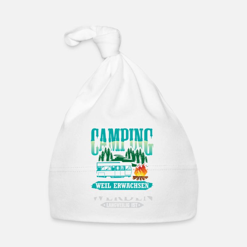 Camper Camping Caravane Dicton Bonnet bio Bébé
