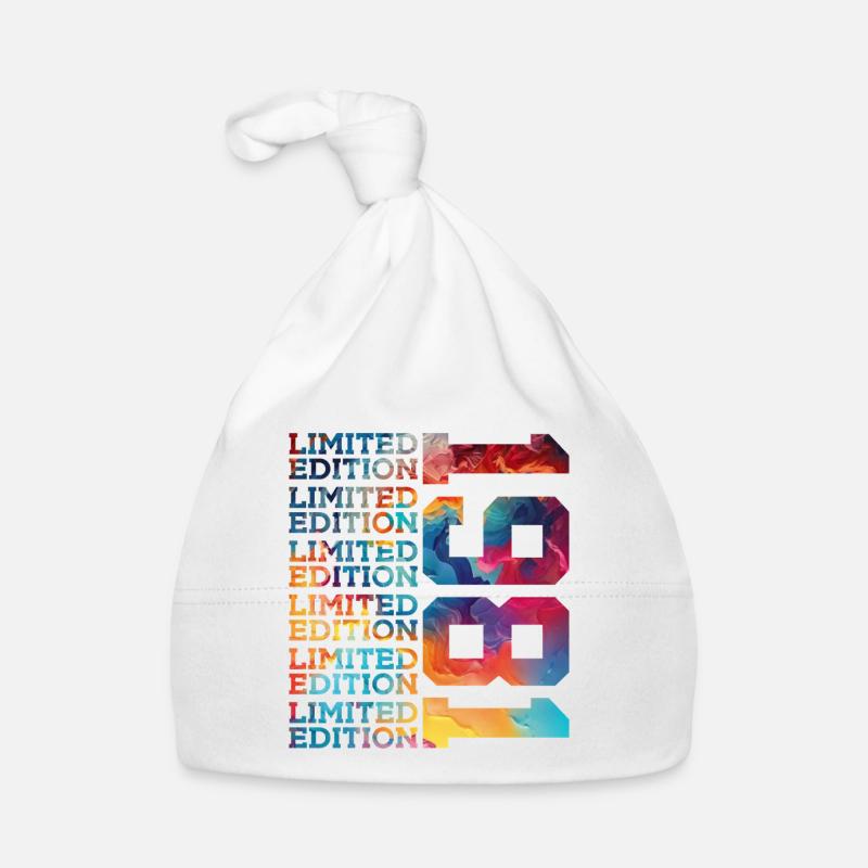 ÉDITION LIMITÉE 1981 45 ANS 45 ANS Bonnet bio Bébé