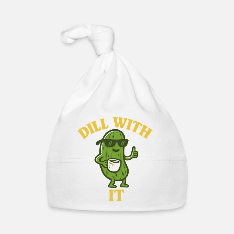 Dill With It – Cool cucumber with coffee Organic Baby Cap