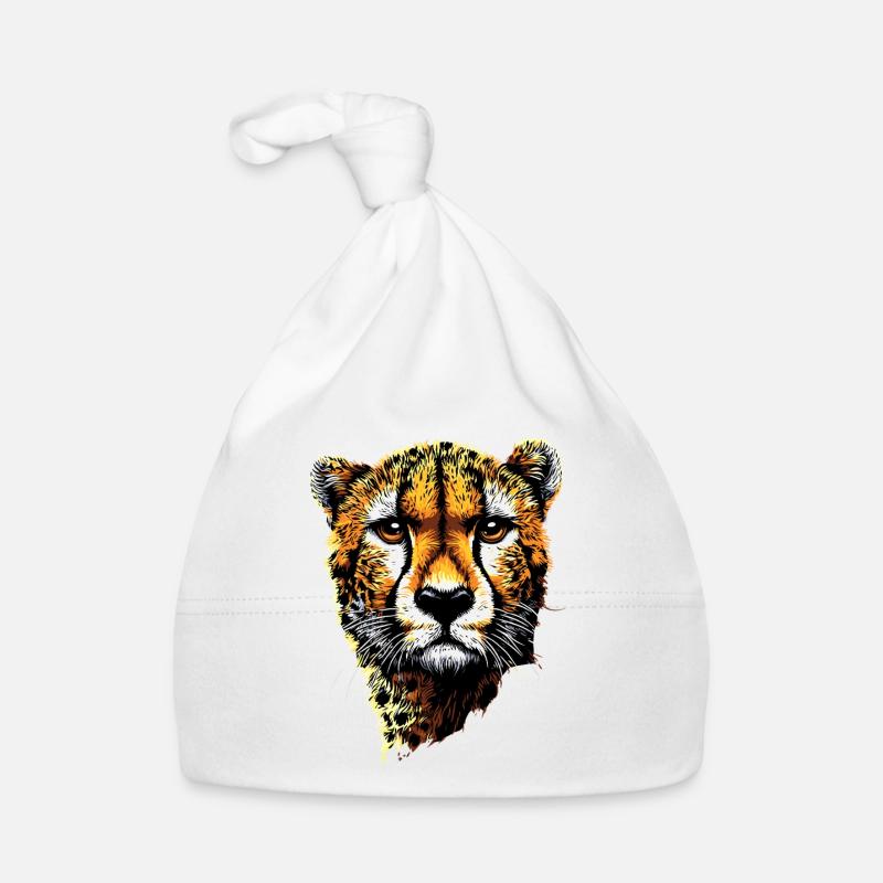 Guépard Guépard Gros chat Amoureux des chats Guépard Bonnet bio Bébé