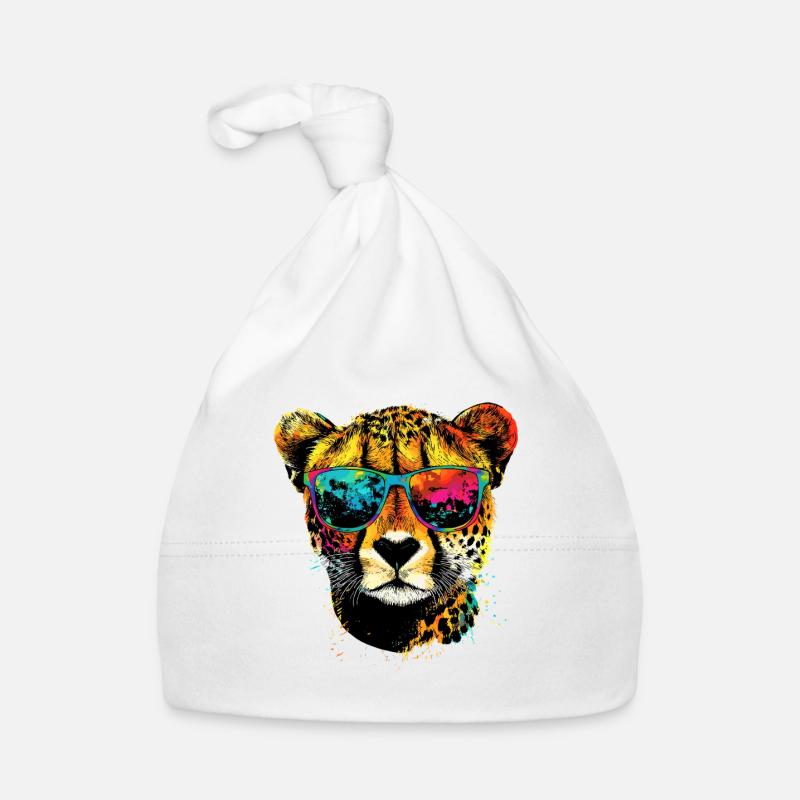 Guépard Guépard Gros chat Amoureux des chats Guépard Bonnet bio Bébé